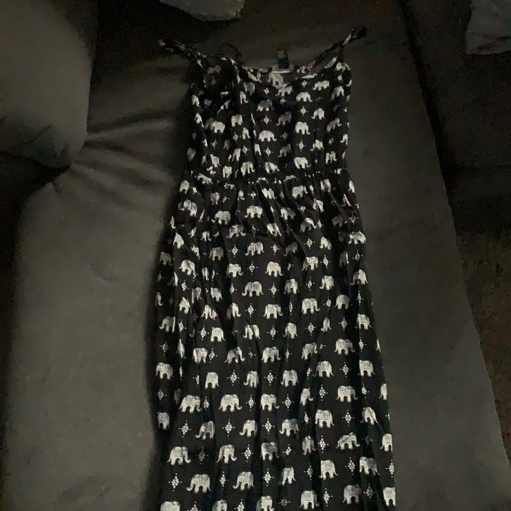 Elephant maxi dress